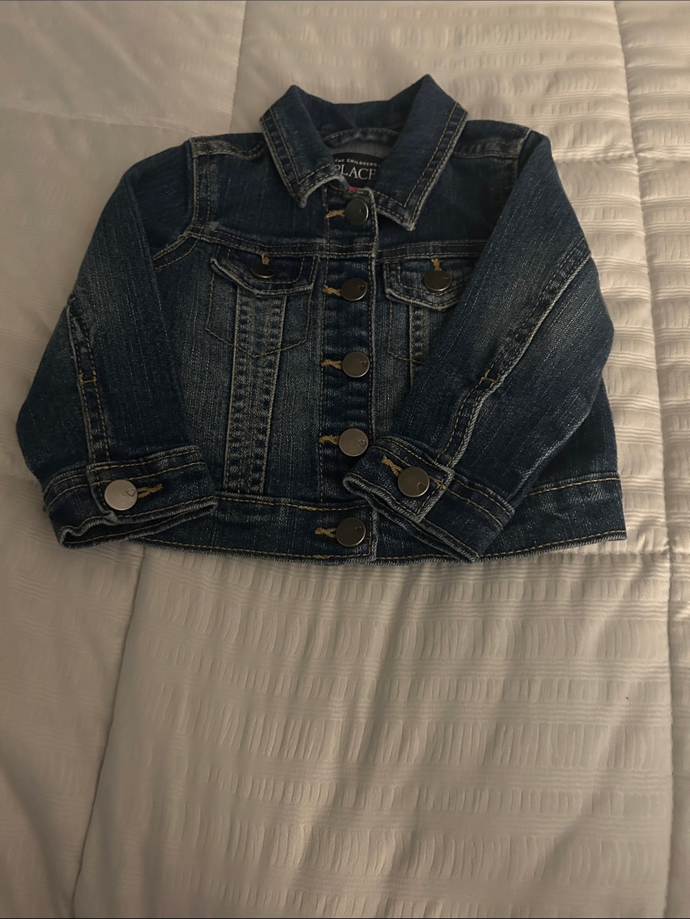 The Children's Place Navy Blue Denim Jacket for Kids